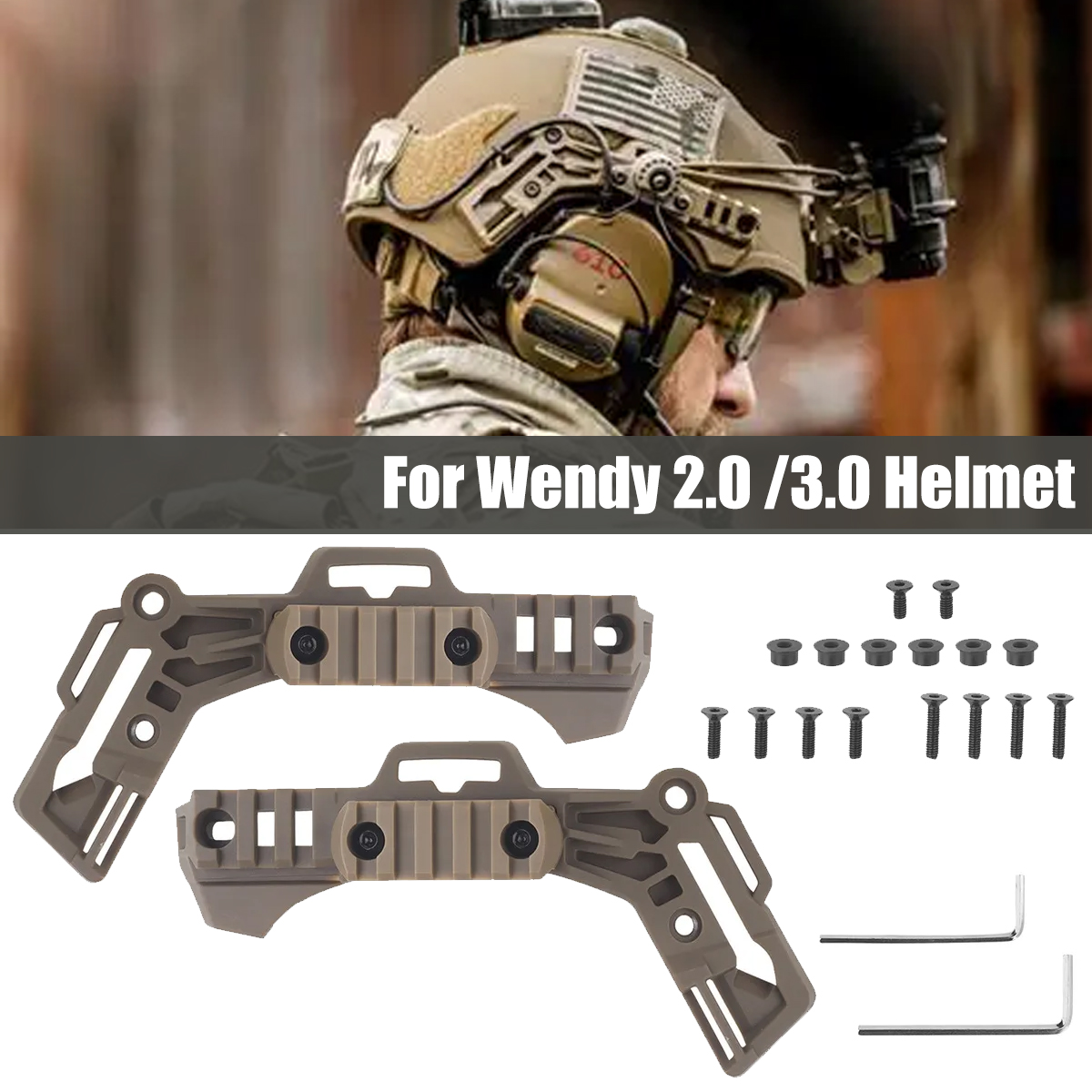 Outdoor Hunting Guide - Wendy 2.0 / 3.0 Helmet Side