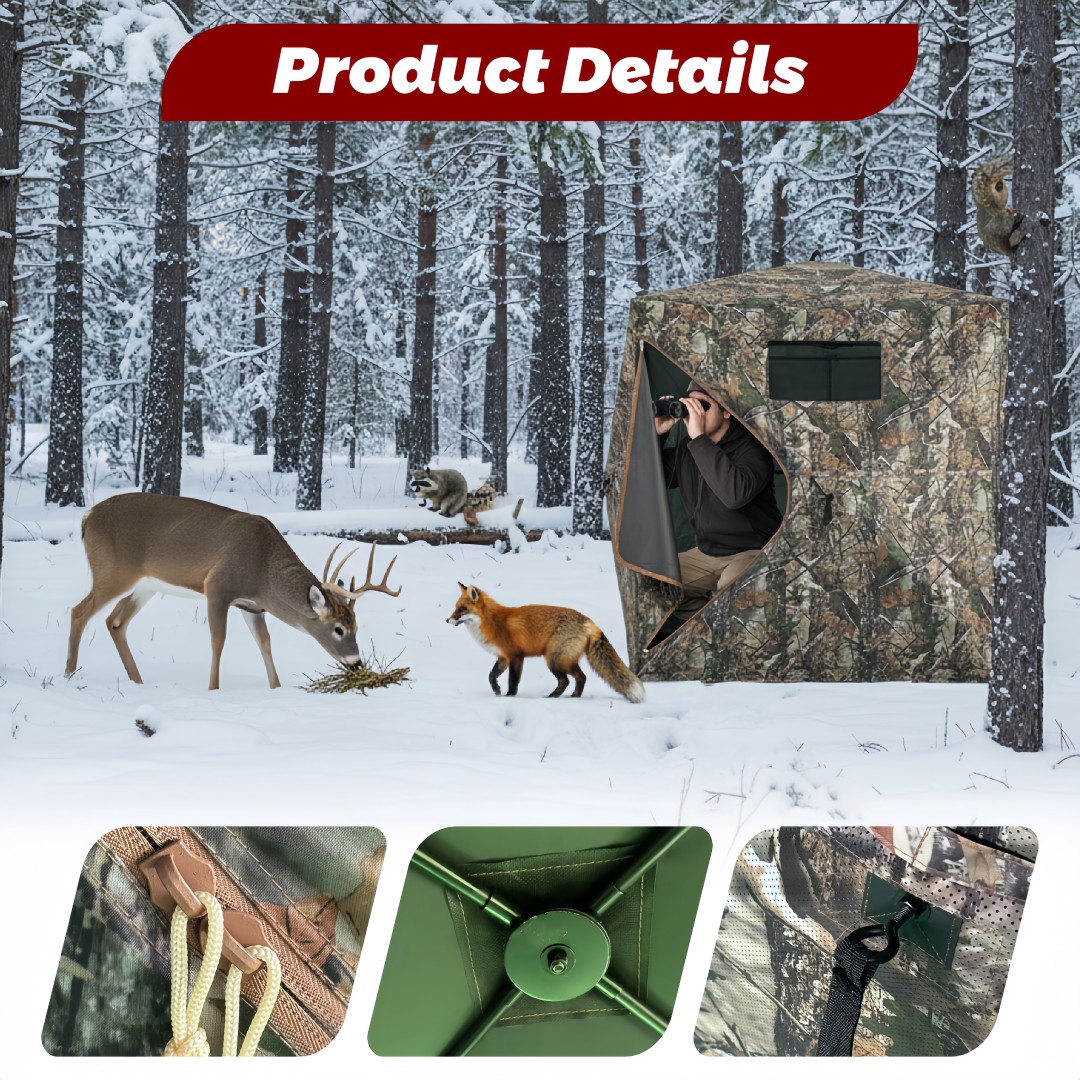 Hunting & Outdoor Supplies Vanderbijlpark Photos - Camouflage Pop-Up Hunting Blind Easy Setup