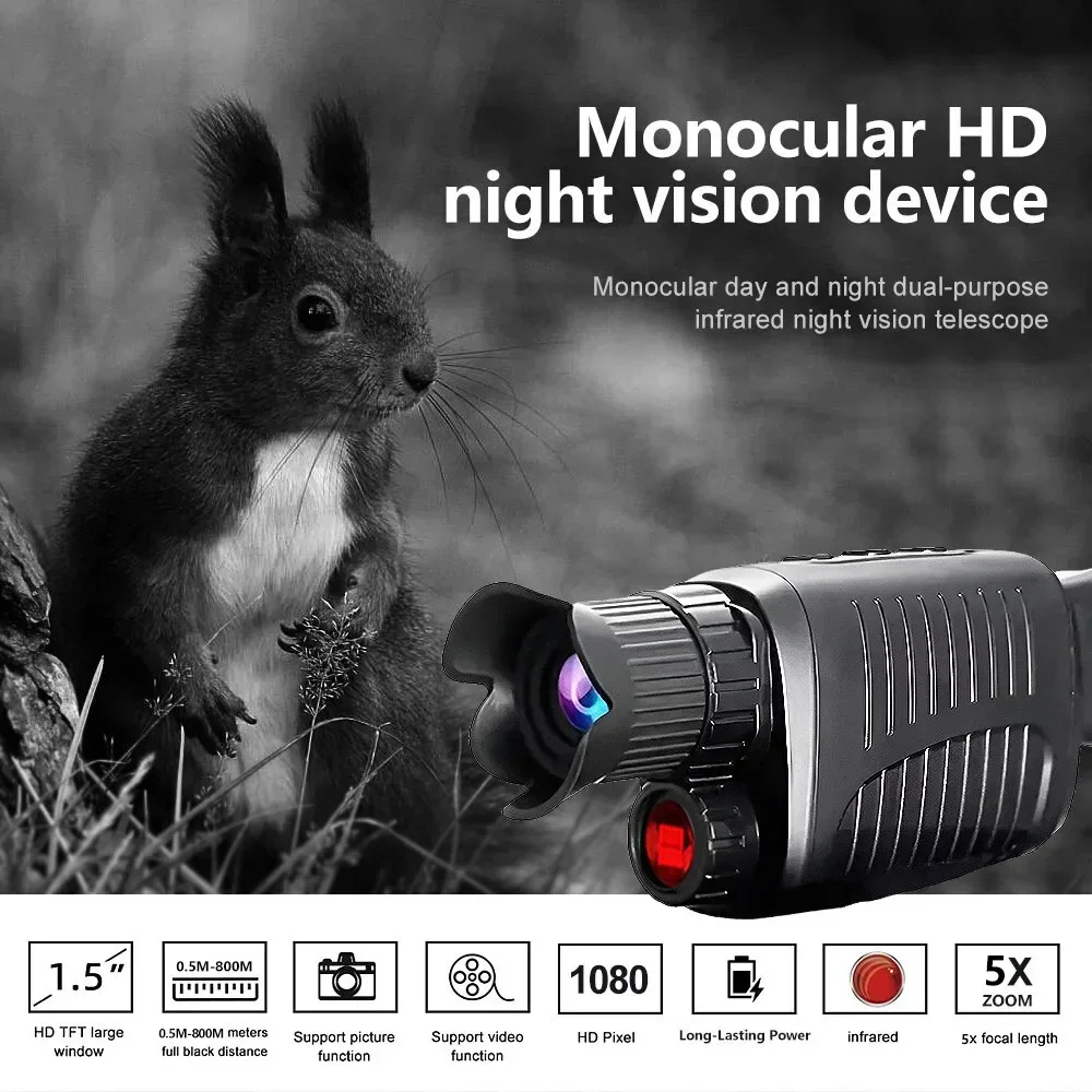 1080P HD Monocular Night Visio - Hunting Outdoor Day review and price