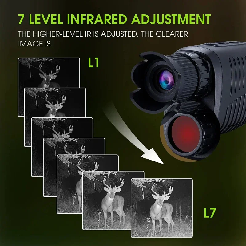 1080P HD Monocular Night Visio - Hunting Outdoor Day review and price